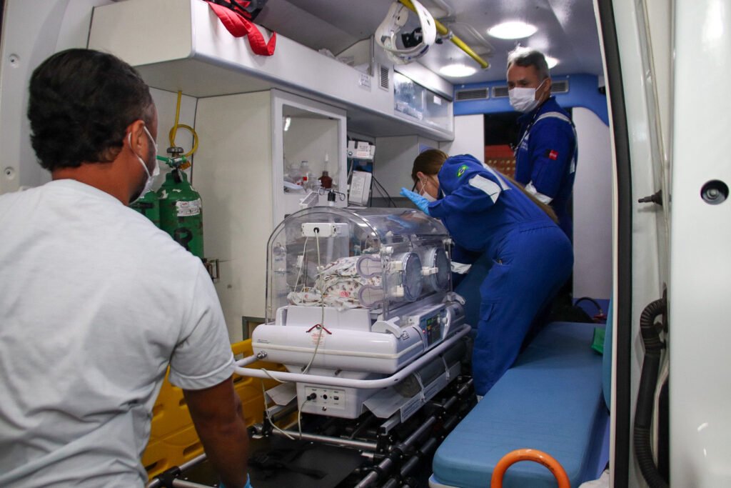 Saúde Da Paraíba Realiza Transferência Terrestre De Recém Nascida Com Cardiopatia Internada Em Hospital De Pernambuco